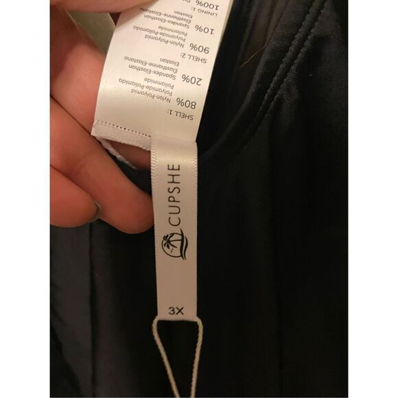 Cupshe Black Swimsuit (SZ 3X) - Picture 5 of 6